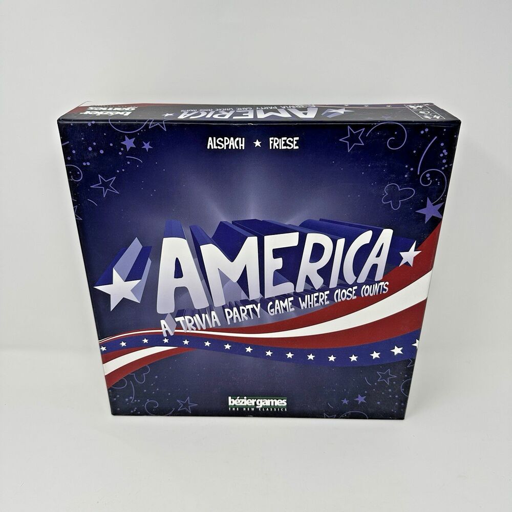 America A Trivia Party Game Complete Open Box America 250